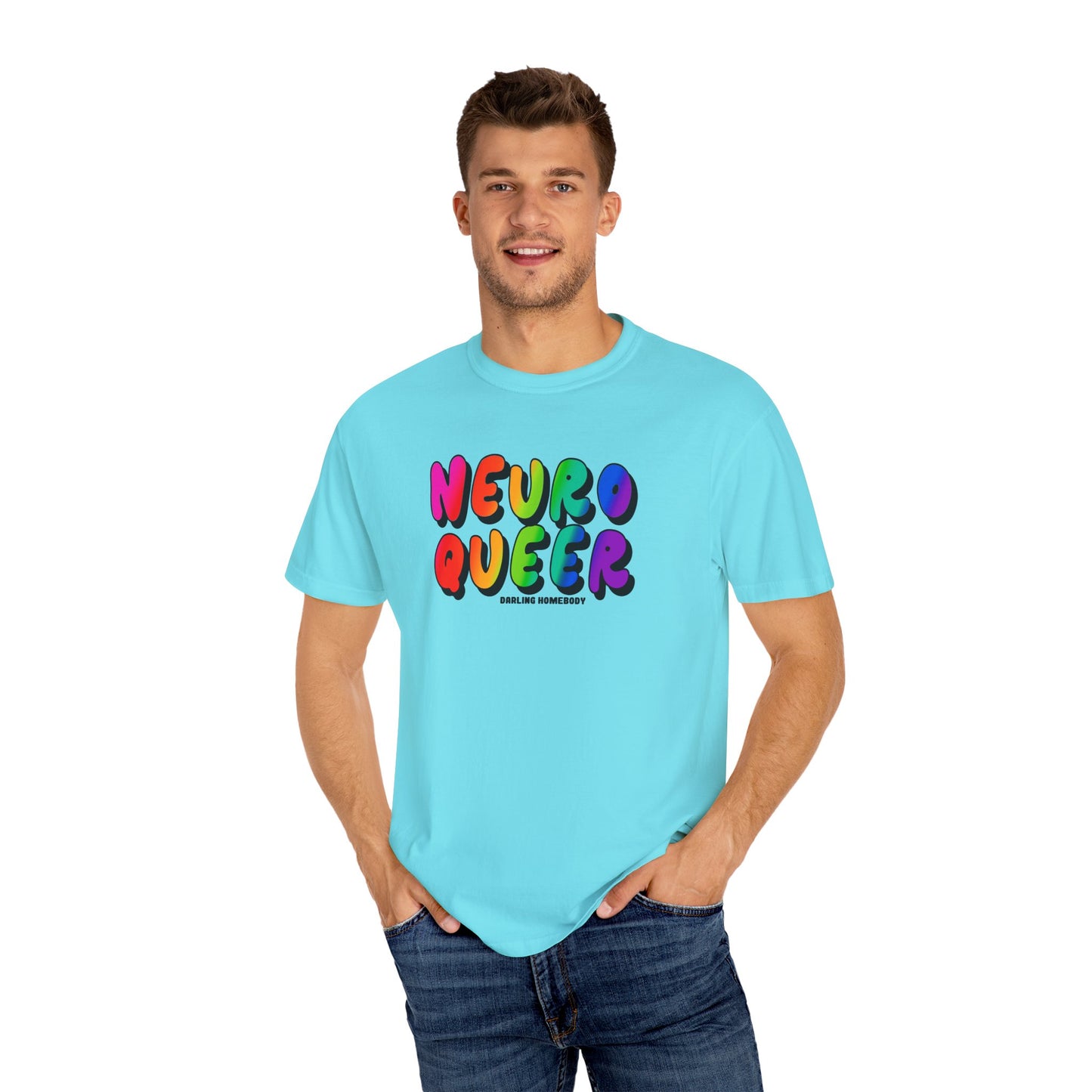 Neuro Queer T-shirt. Neurodiverse.