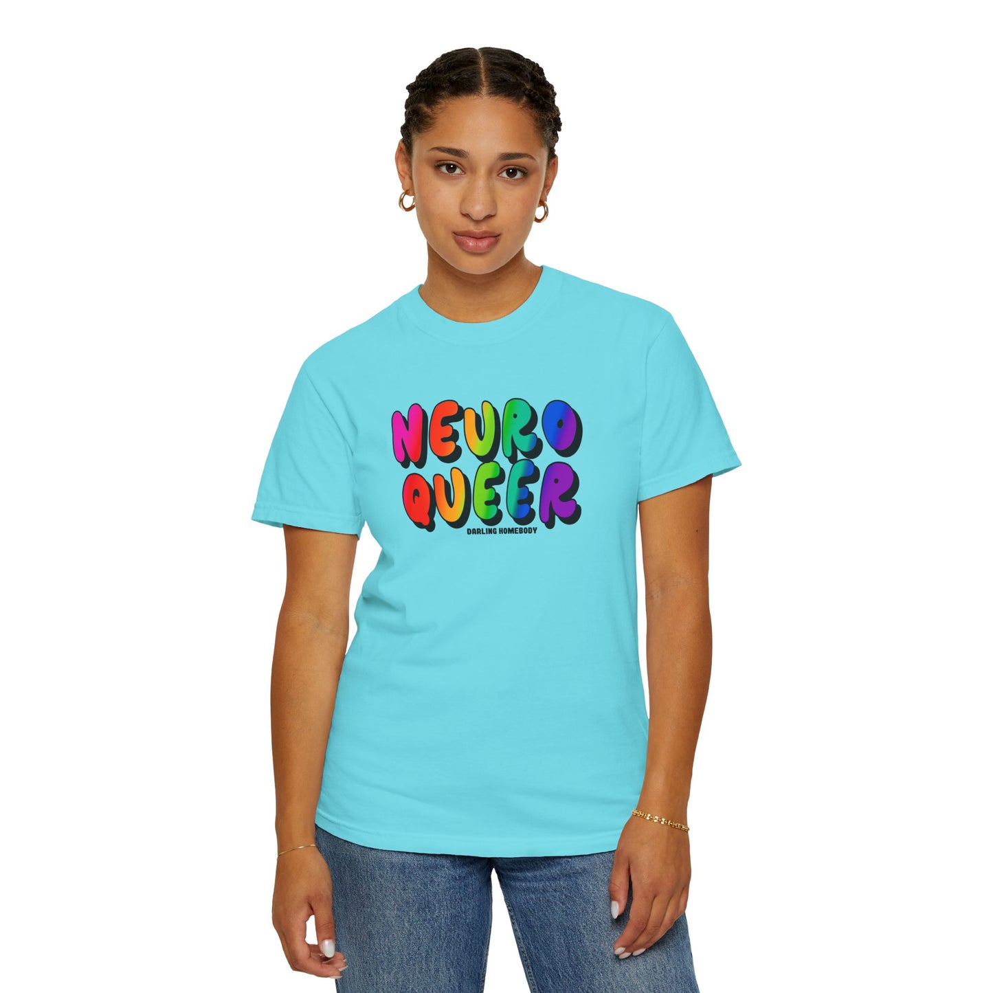 Neuro Queer T-shirt. Neurodiverse.