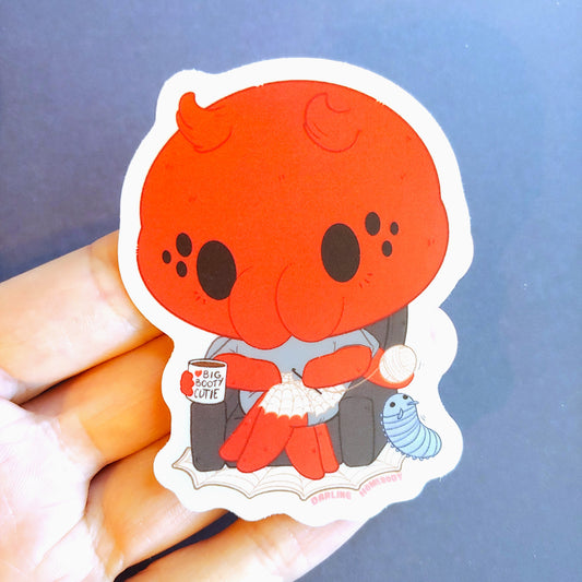 Crochet Spider 2023 Limited Edition Sticker. Phantom Chrome Effect.