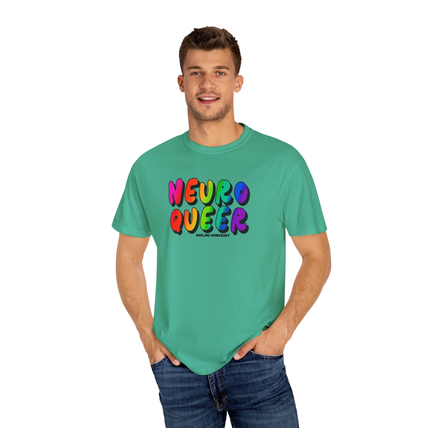 Neuro Queer T-shirt. Neurodiverse.