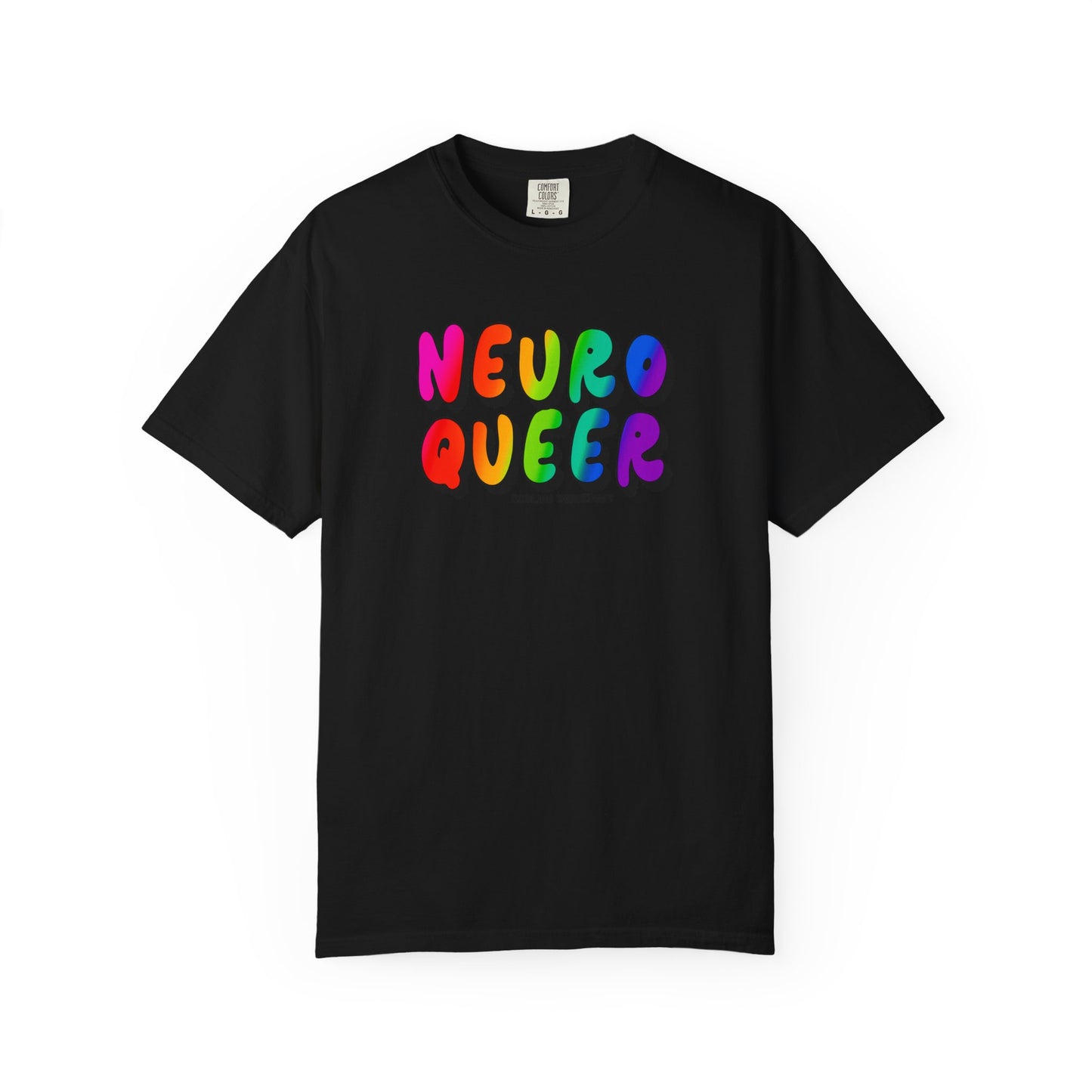 Neuro Queer T-shirt. Neurodiverse.