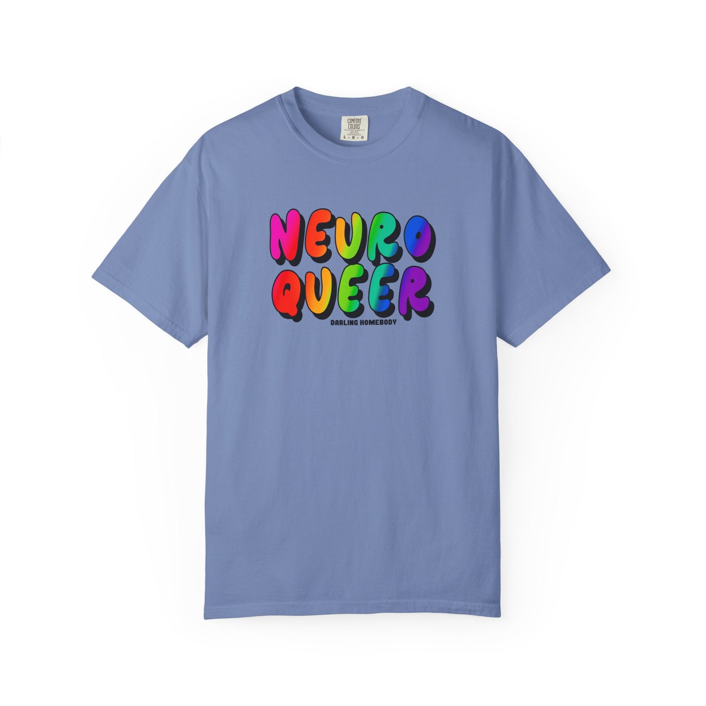 Neuro Queer T-shirt. Neurodiverse.