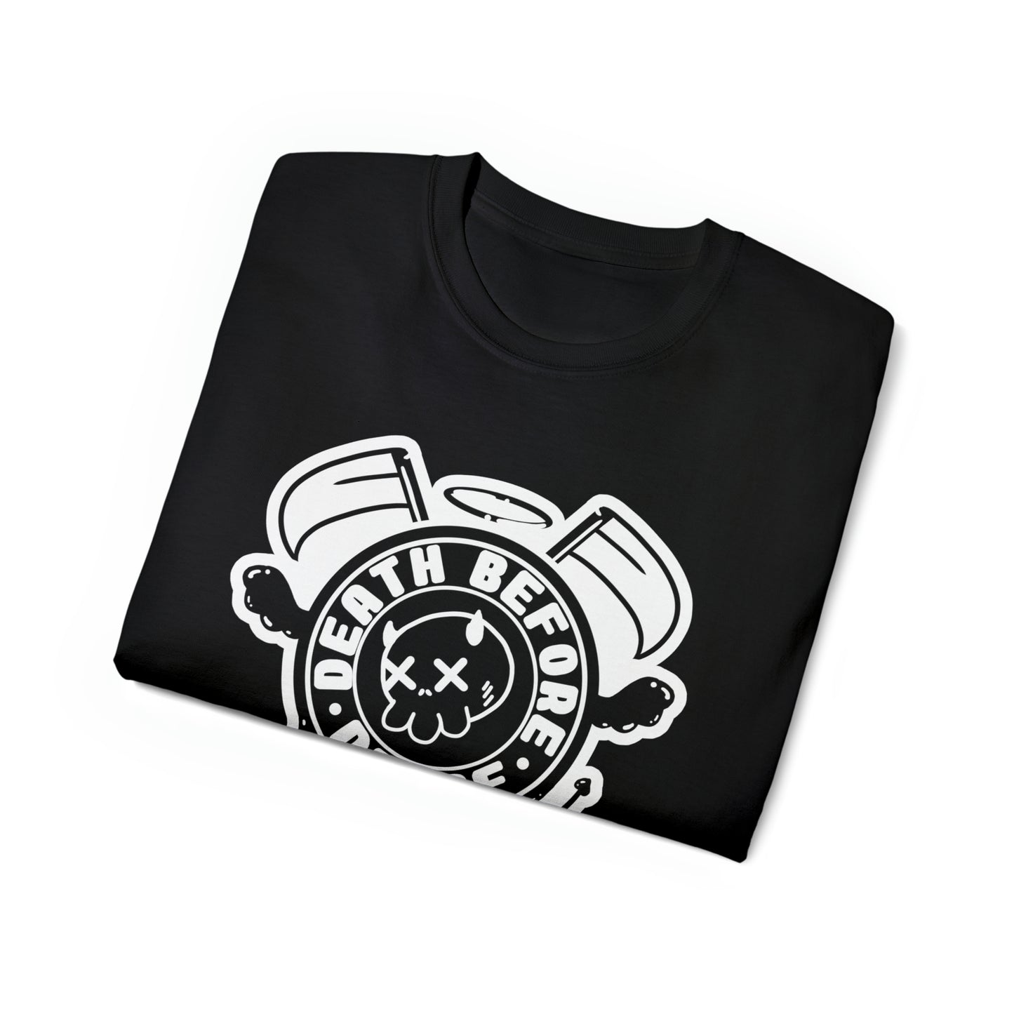 Death Before Decaf Unisex Ultra Cotton Tee