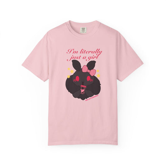 I’m Literally Just a Girl T-shirt. Moth-man Shirt.