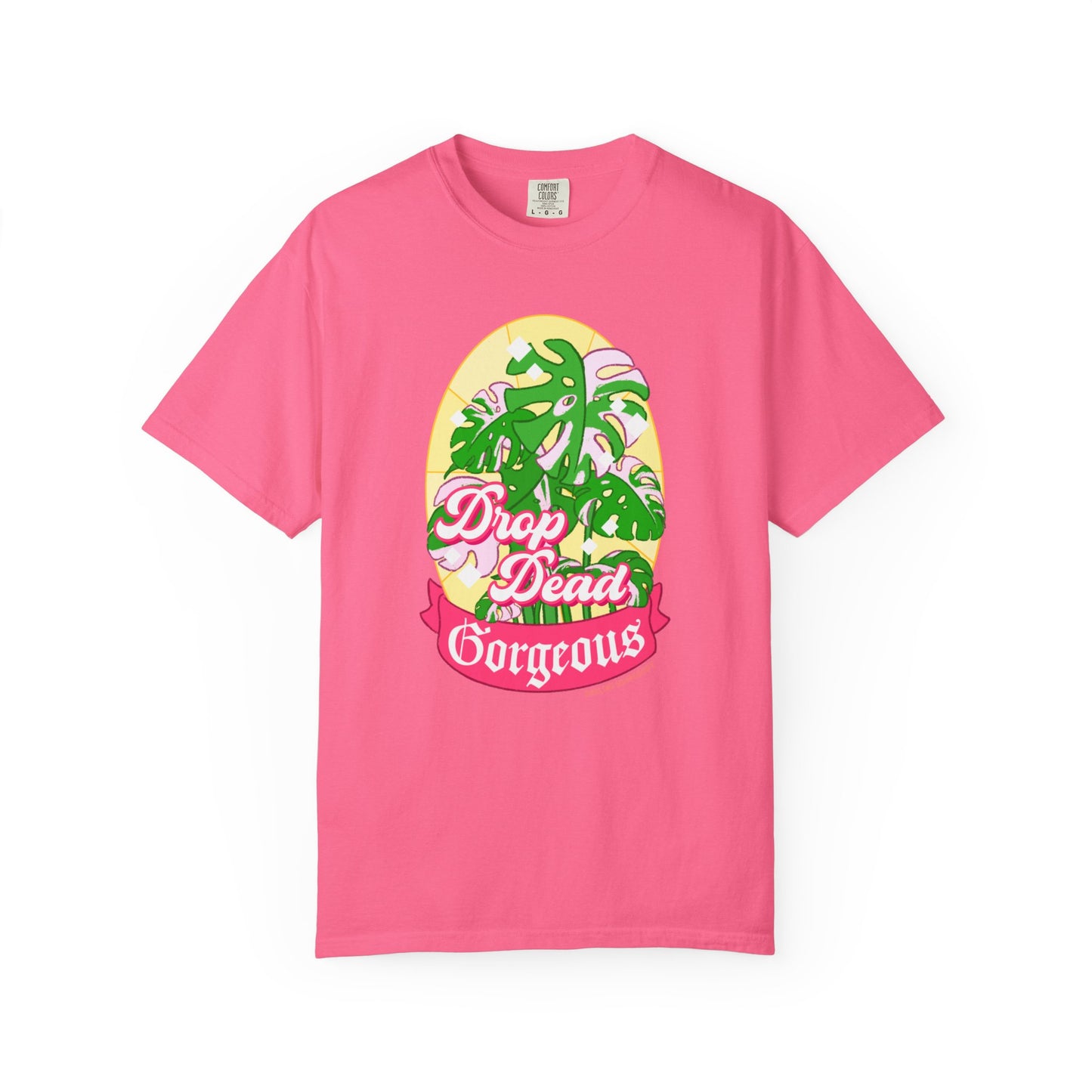 Monstera Drop Dead Gorgeous T-shirt.