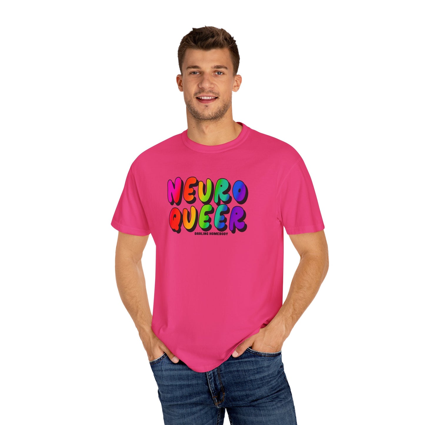 Neuro Queer T-shirt. Neurodiverse.