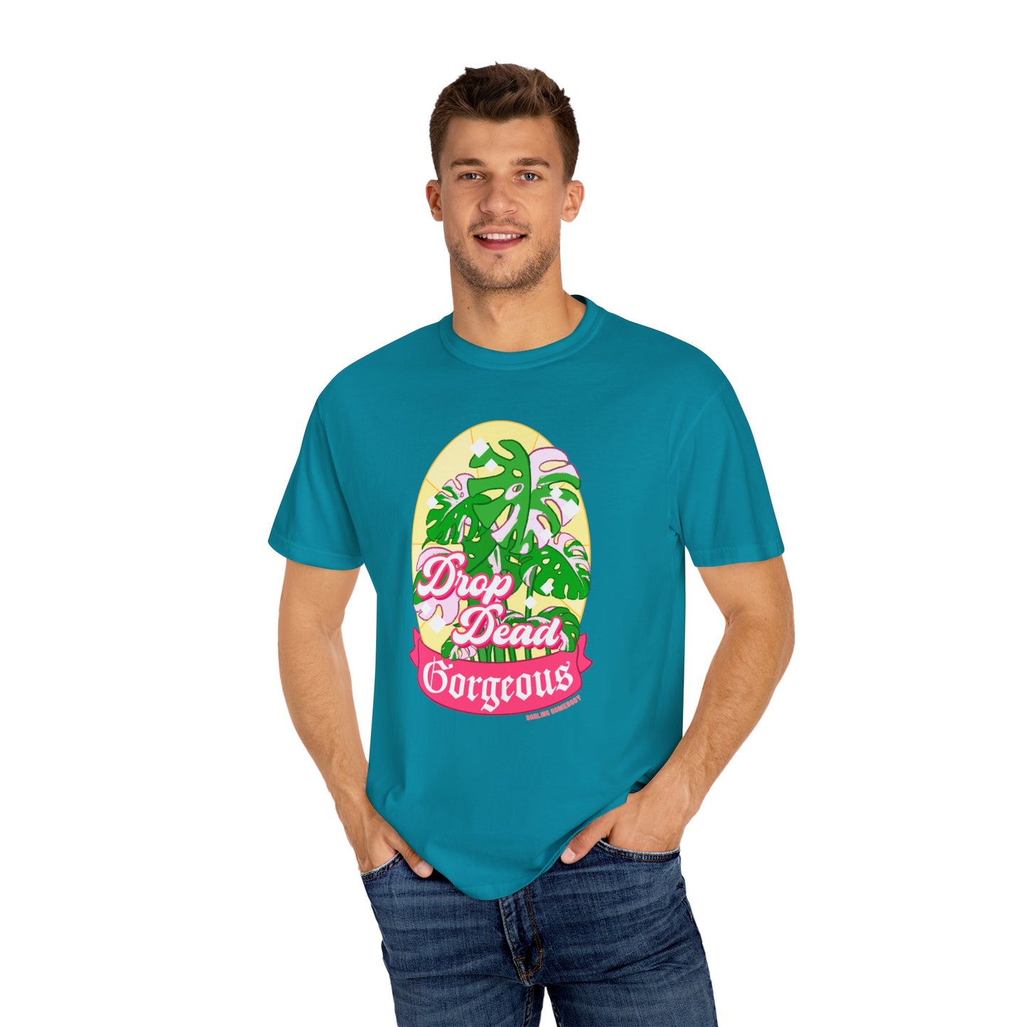 Monstera Drop Dead Gorgeous T-shirt.