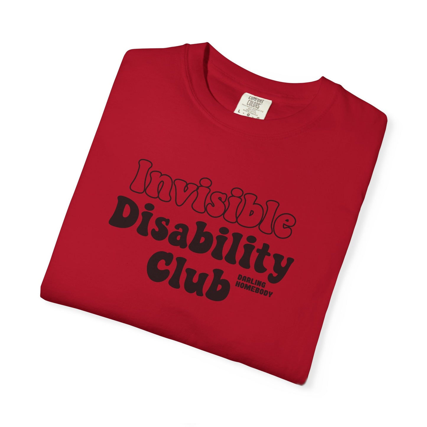 Invisible Disability Club T-shirt.