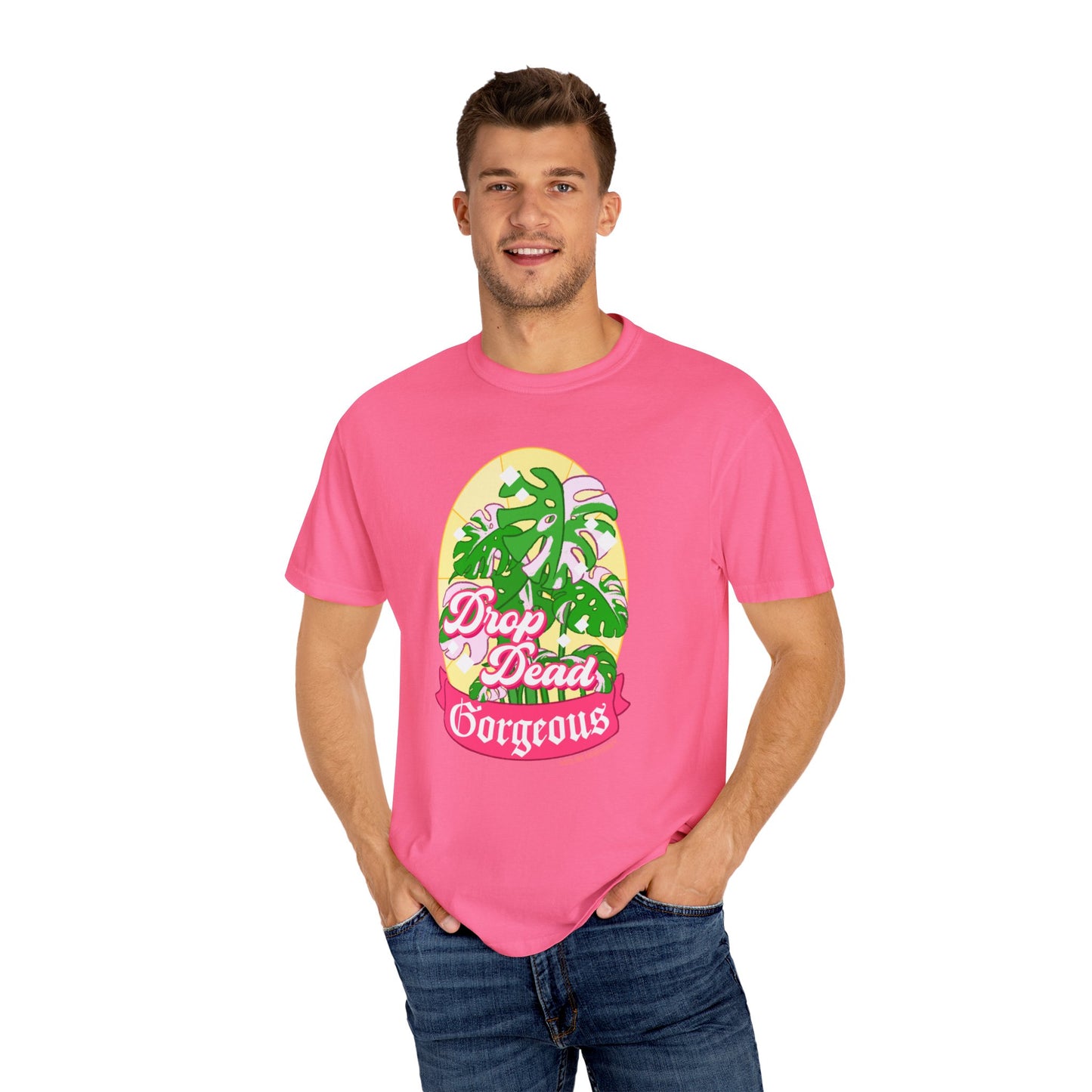 Monstera Drop Dead Gorgeous T-shirt.