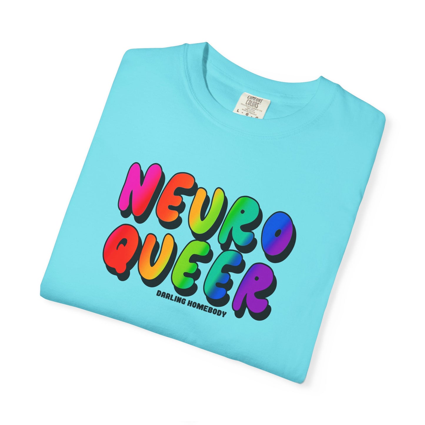 Neuro Queer T-shirt. Neurodiverse.