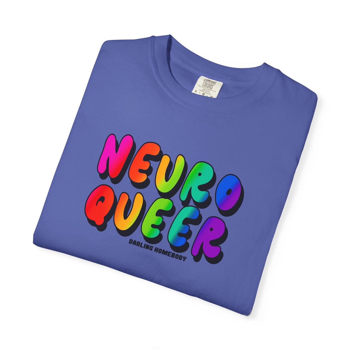 Neuro Queer T-shirt. Neurodiverse.