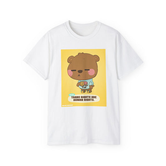Trans Rights are Human Rights Unisex Ultra Cotton Tee.
