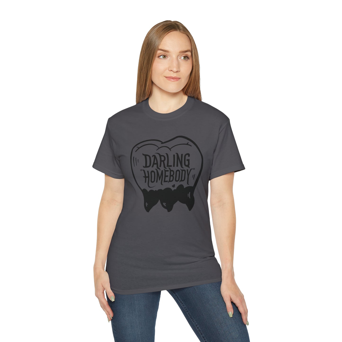 Black Darling Homebody Tooth Unisex Ultra Cotton Tee