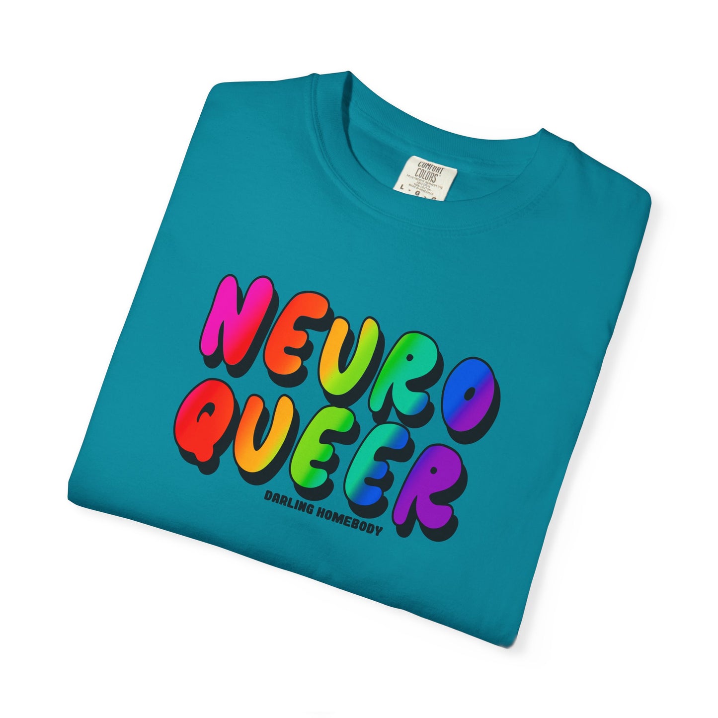 Neuro Queer T-shirt. Neurodiverse.