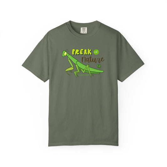 Freak of Nature T-shirt. Praying Mantis Bug Shirt.