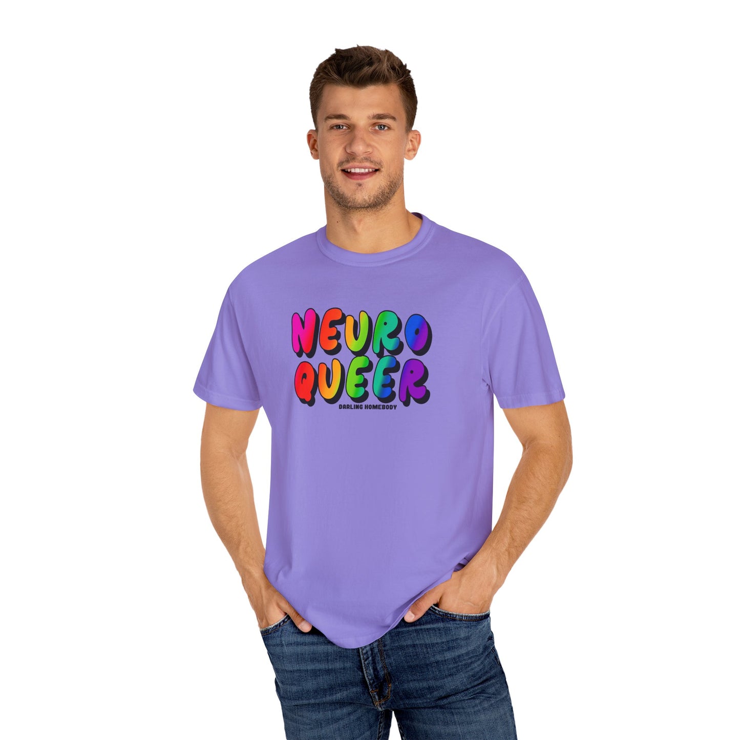 Neuro Queer T-shirt. Neurodiverse.