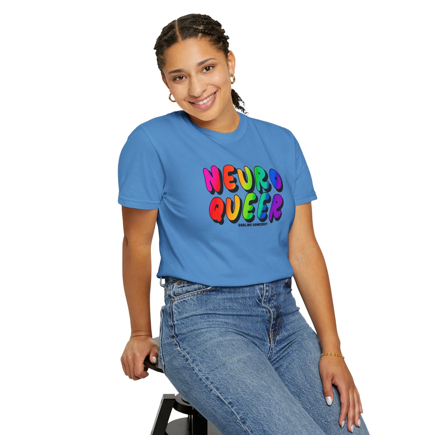 Neuro Queer T-shirt. Neurodiverse.