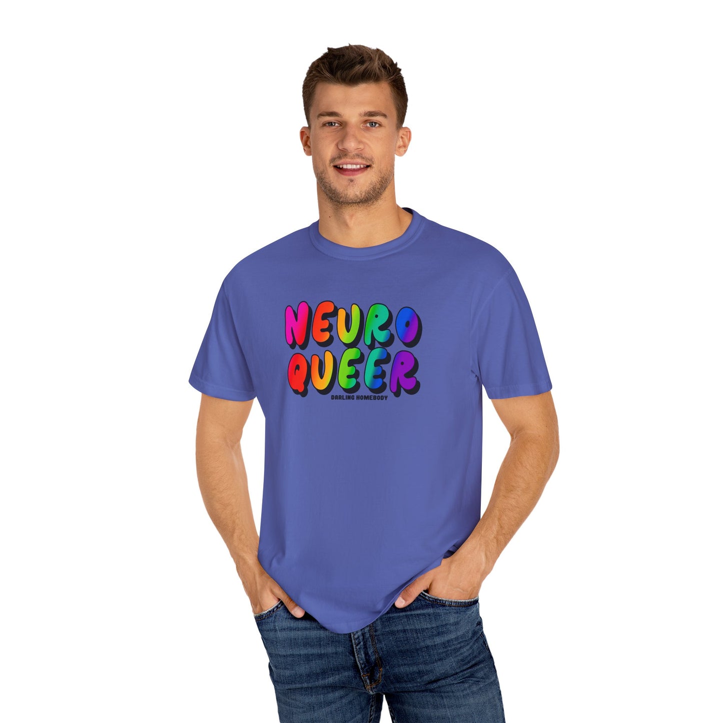 Neuro Queer T-shirt. Neurodiverse.