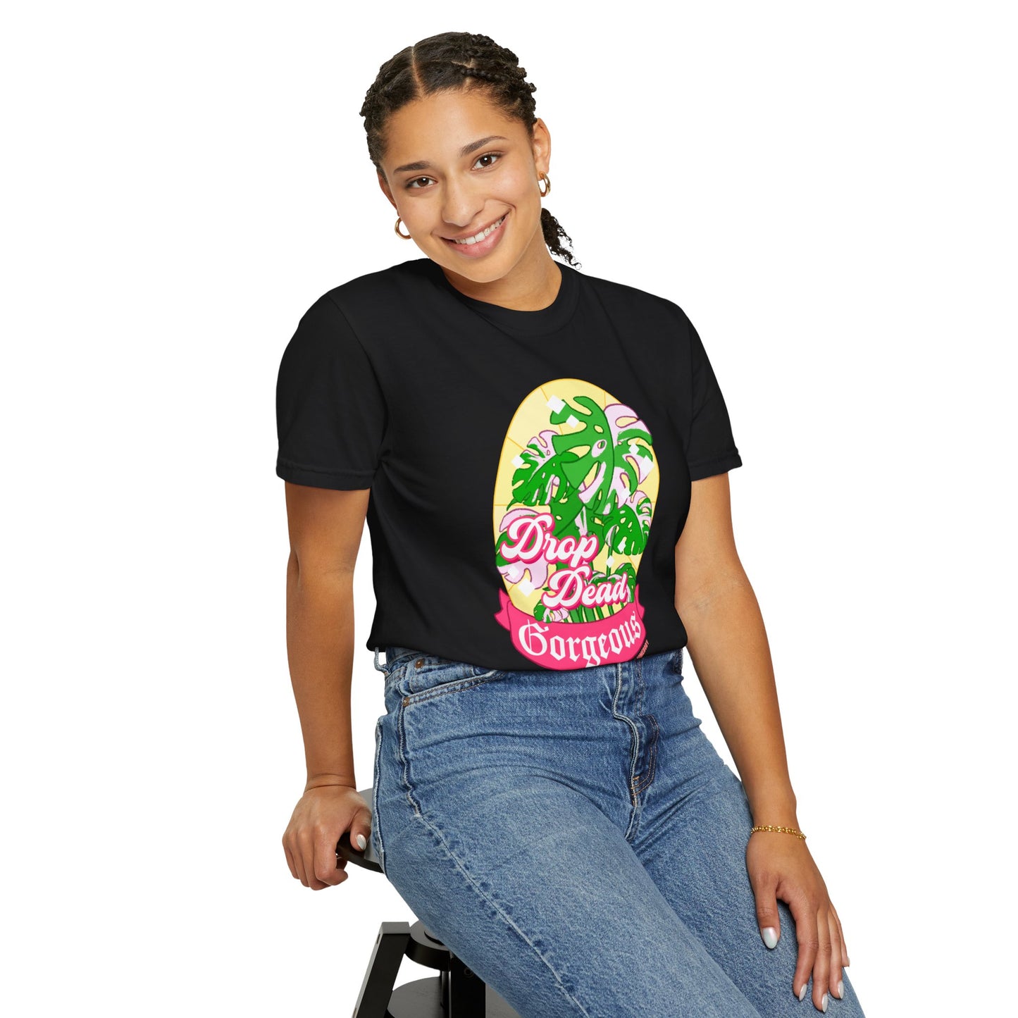 Monstera Drop Dead Gorgeous T-shirt.