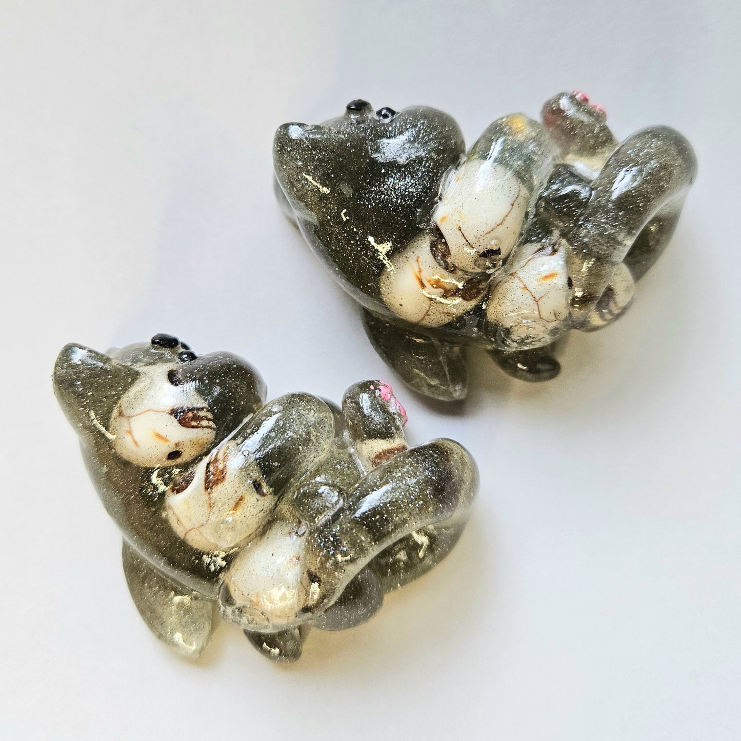 Skull Mercat Mini Figure. Handmade.