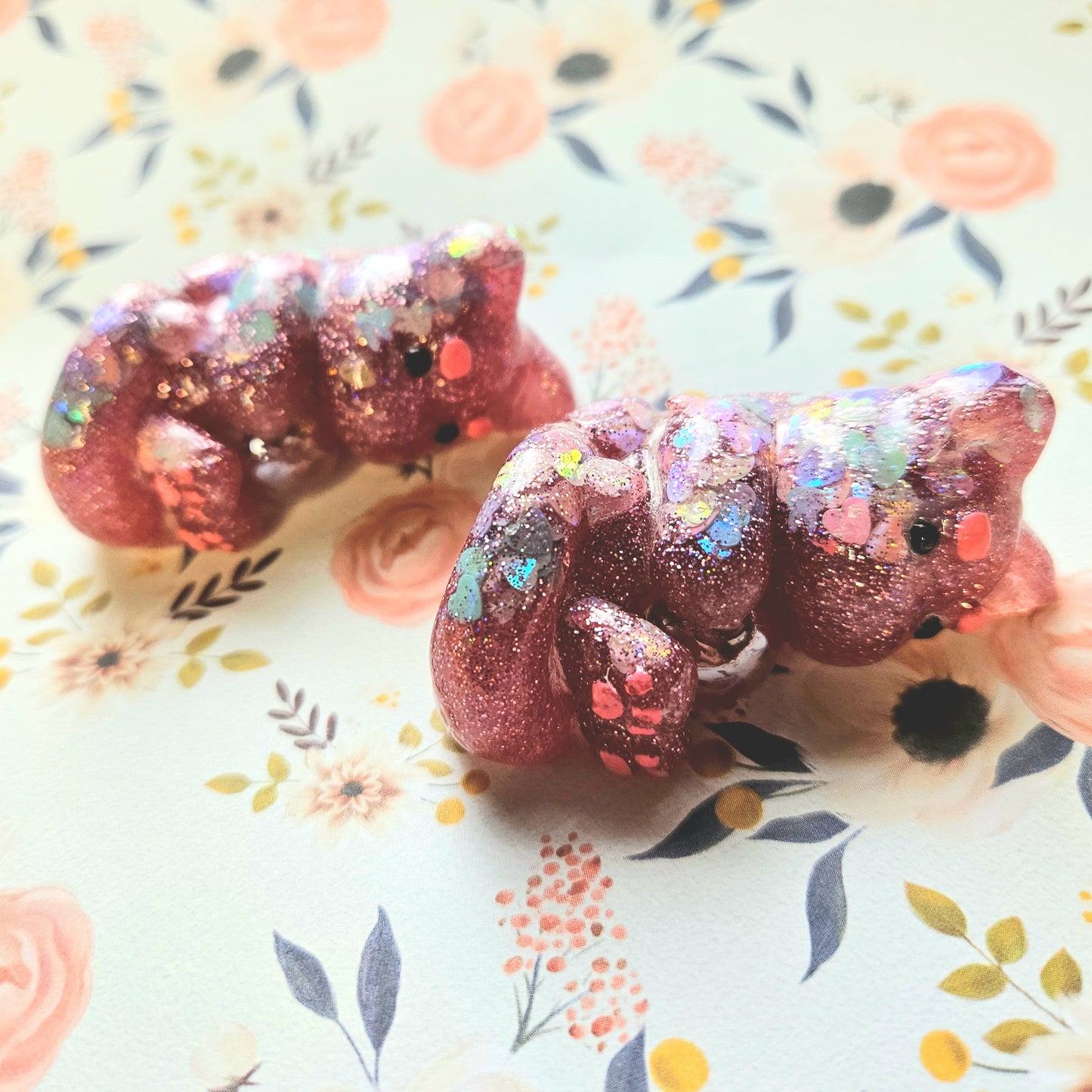 Flutter Shy Mercat Mini Figure. Handmade.