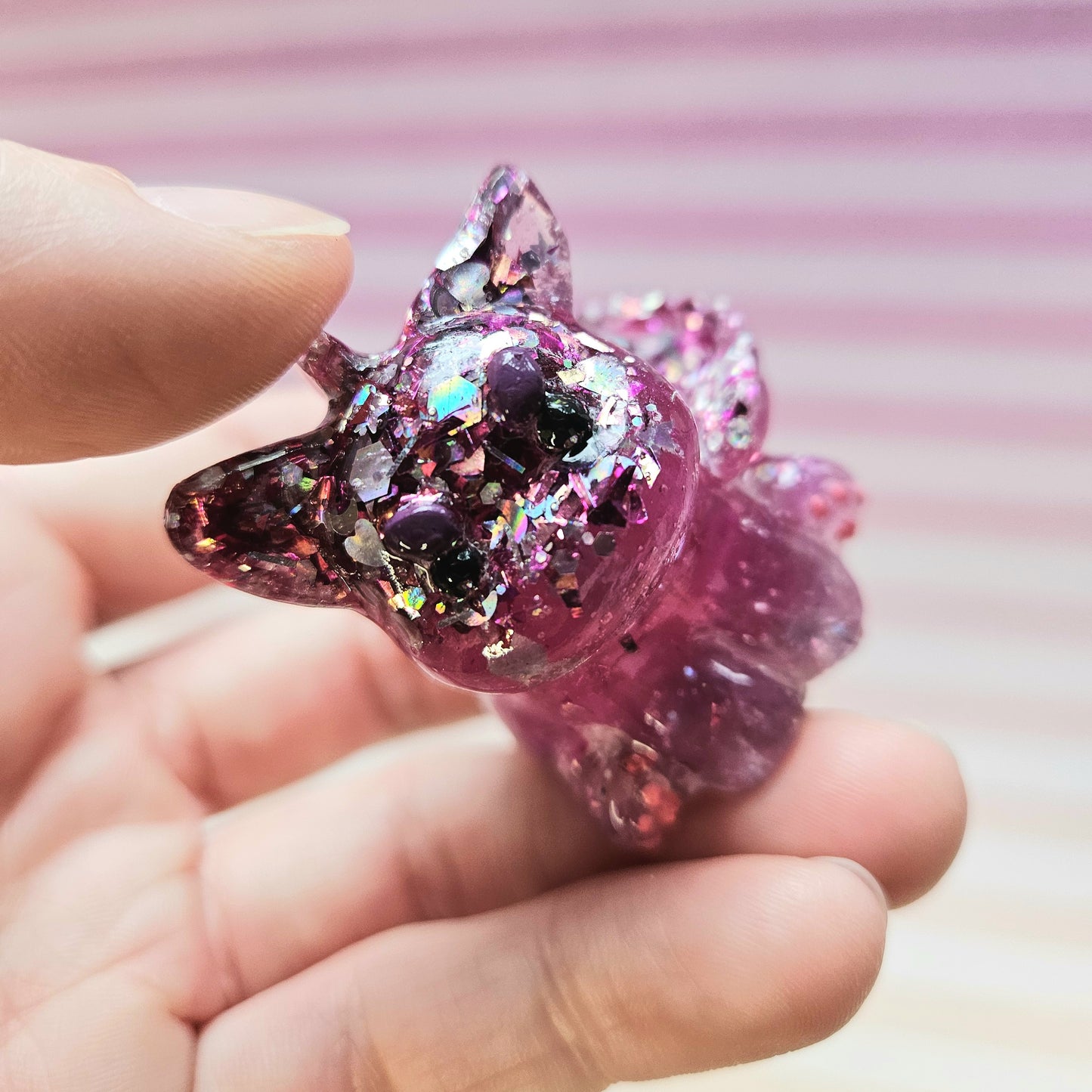 Twilight Sparkle Dinocat Mini Figure. Handmade.