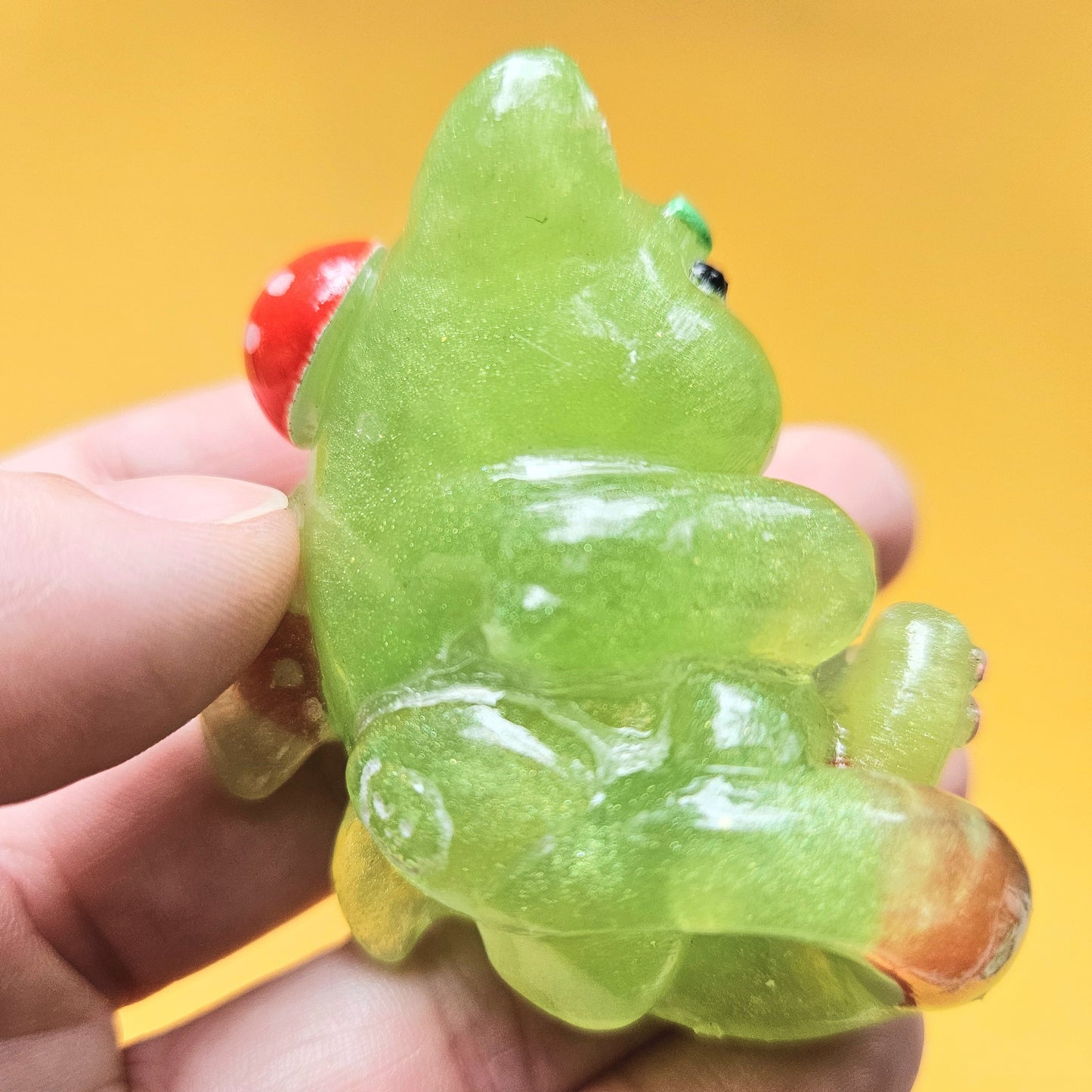 Mushroom Mercat Mini Figure. Handmade.