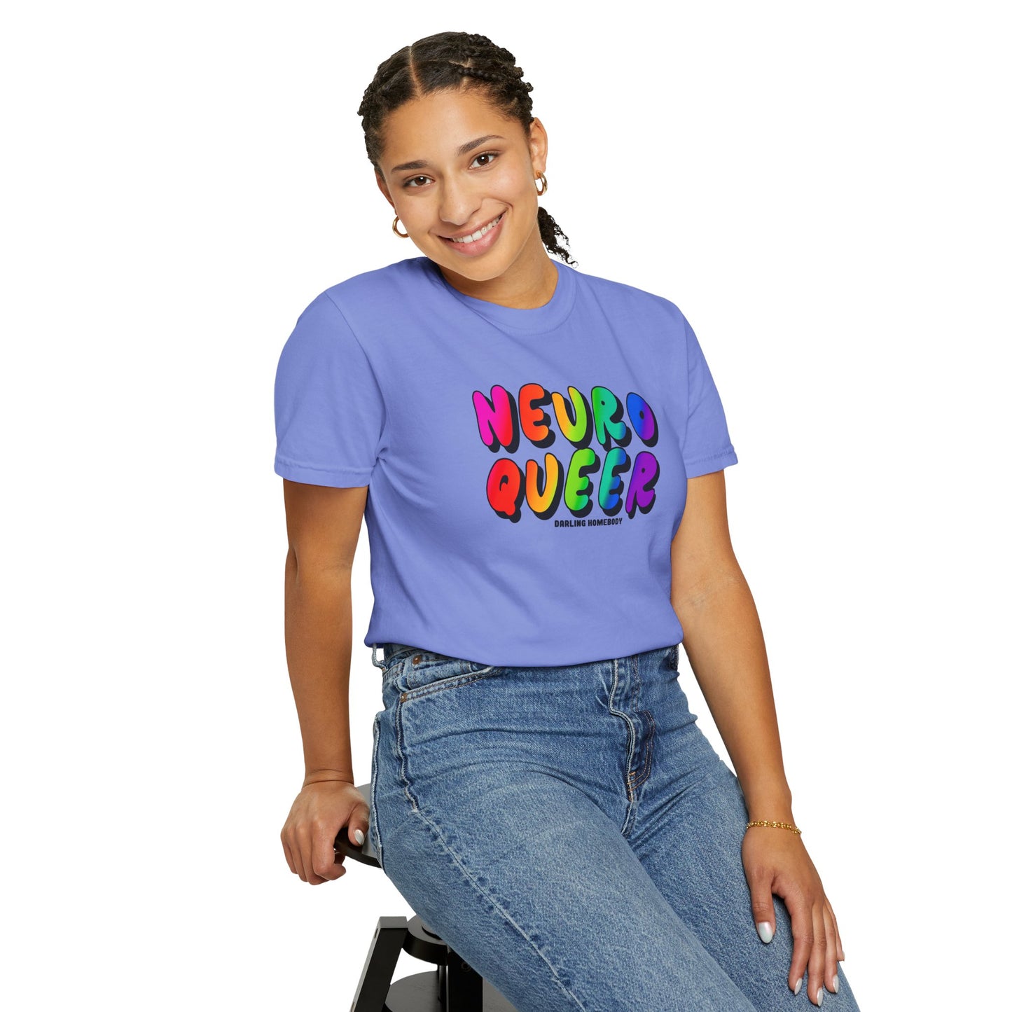 Neuro Queer T-shirt. Neurodiverse.