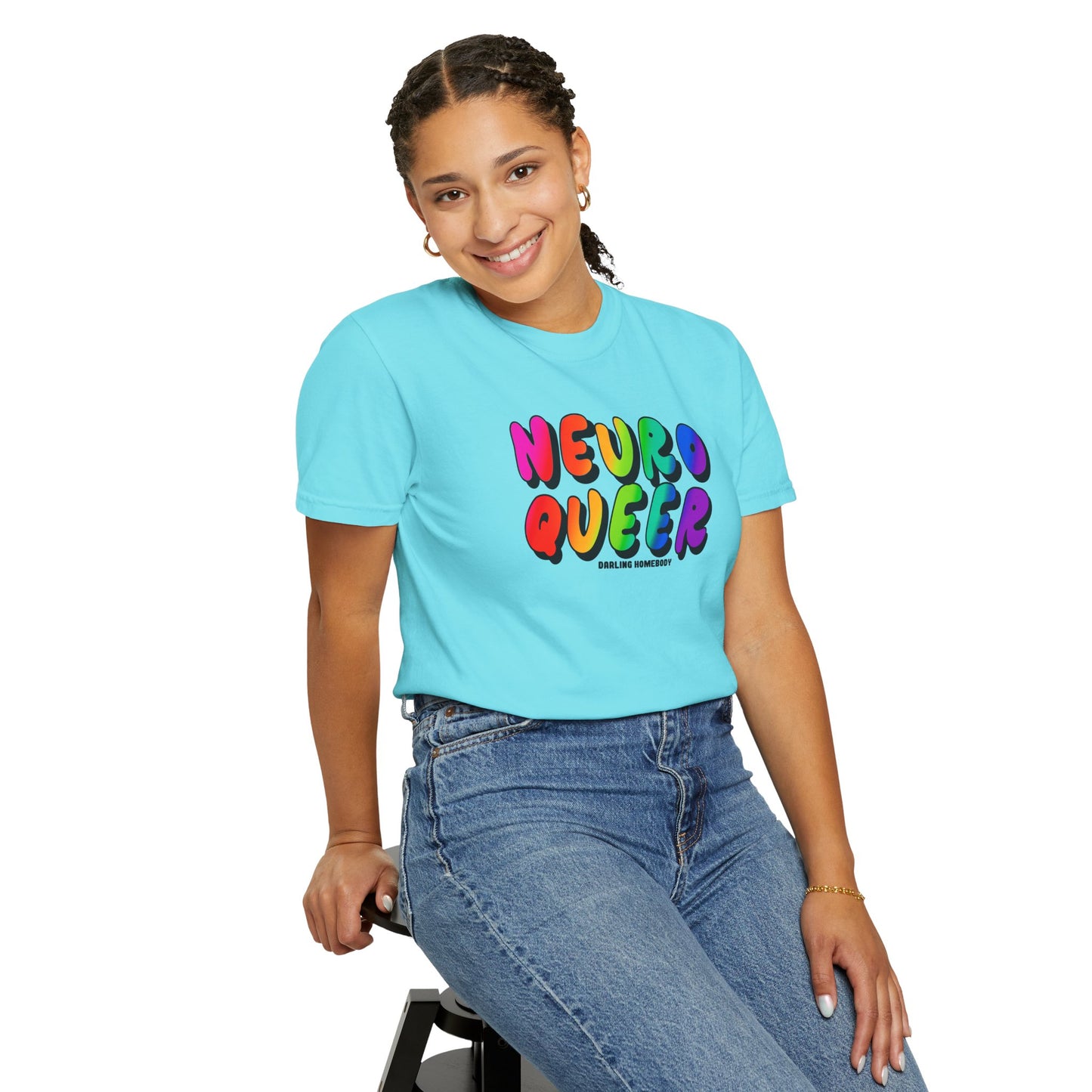 Neuro Queer T-shirt. Neurodiverse.