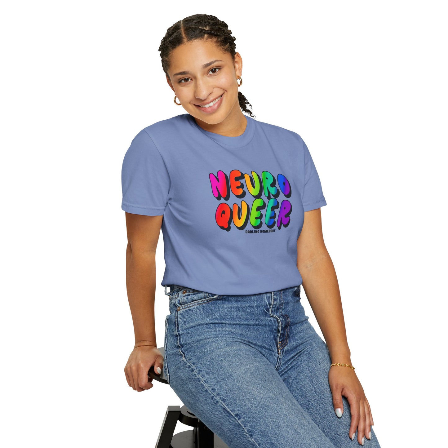 Neuro Queer T-shirt. Neurodiverse.
