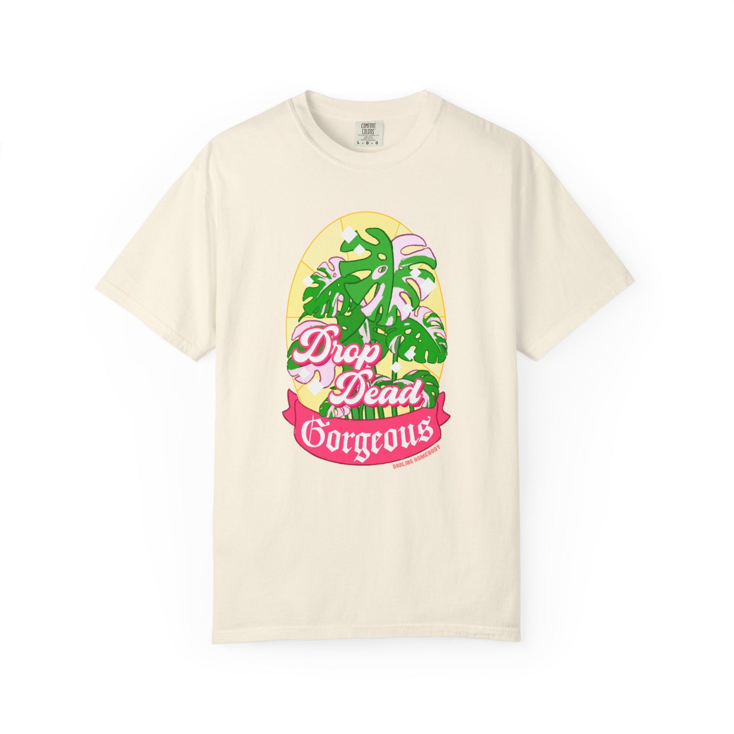 Monstera Drop Dead Gorgeous T-shirt.