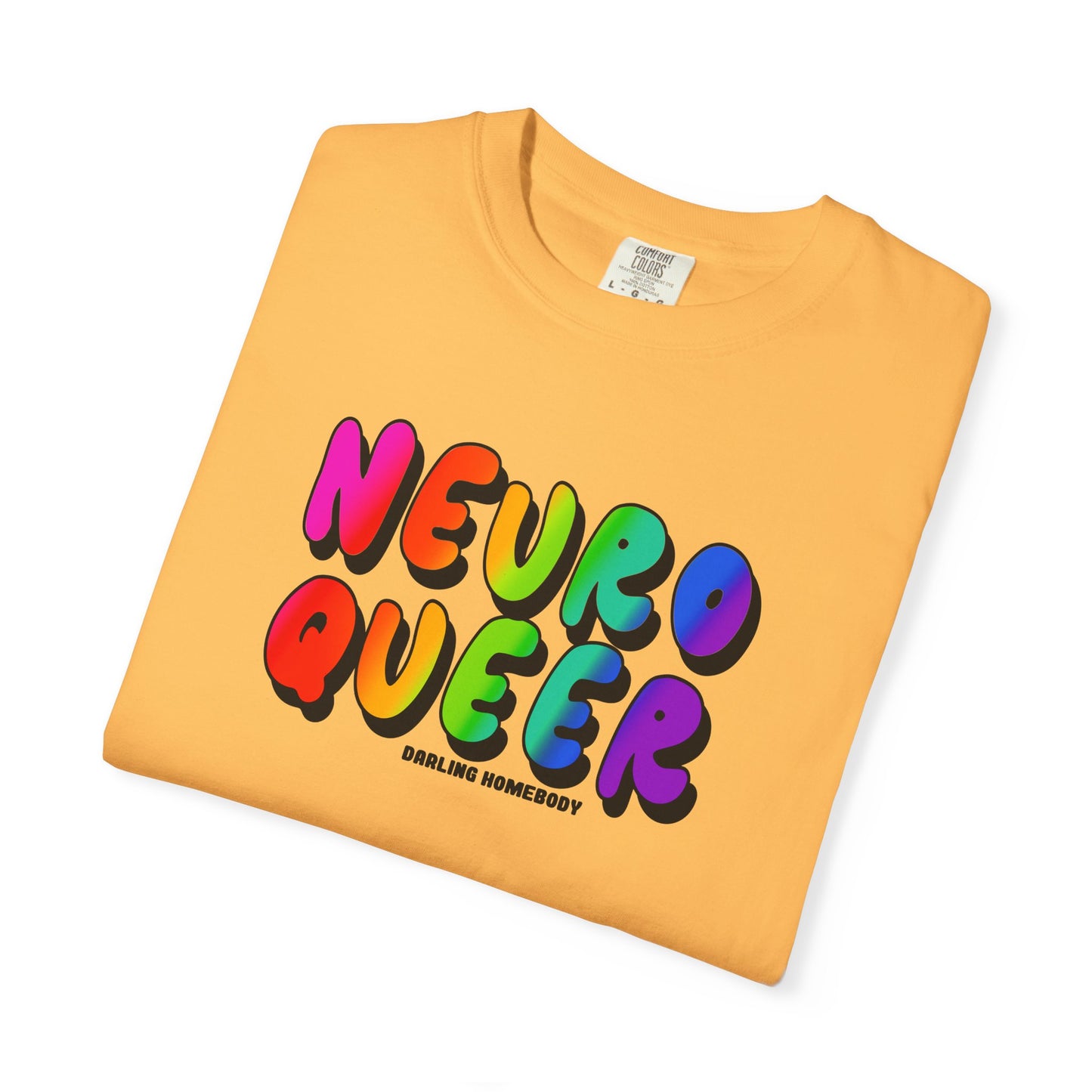 Neuro Queer T-shirt. Neurodiverse.