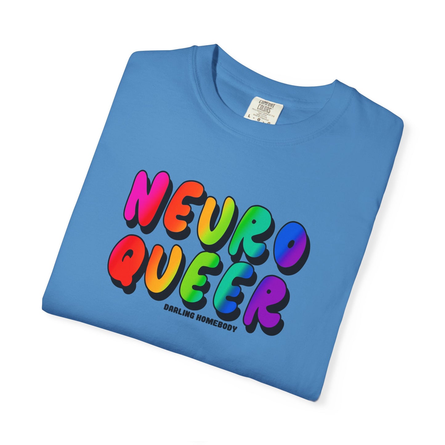 Neuro Queer T-shirt. Neurodiverse.