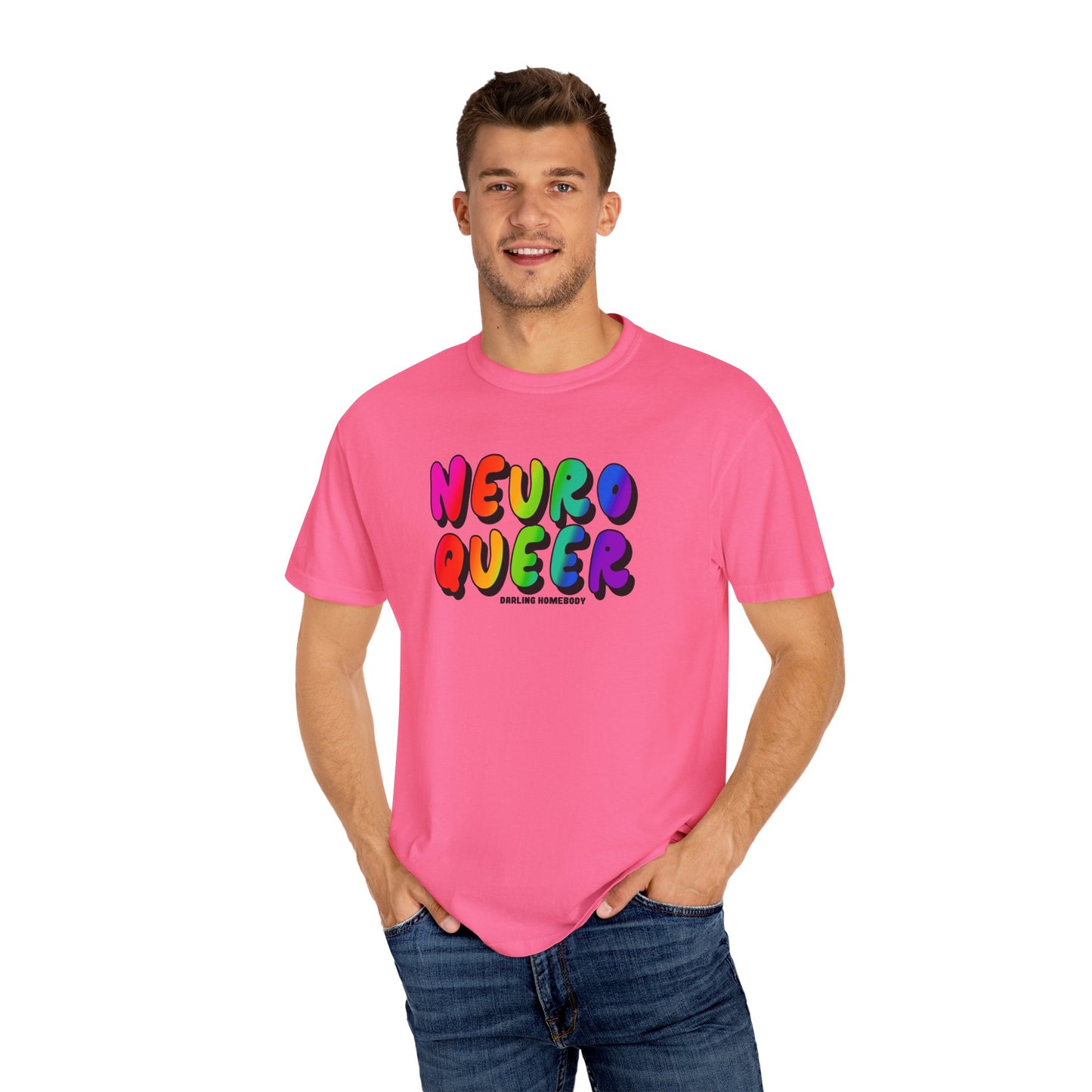 Neuro Queer T-shirt. Neurodiverse.