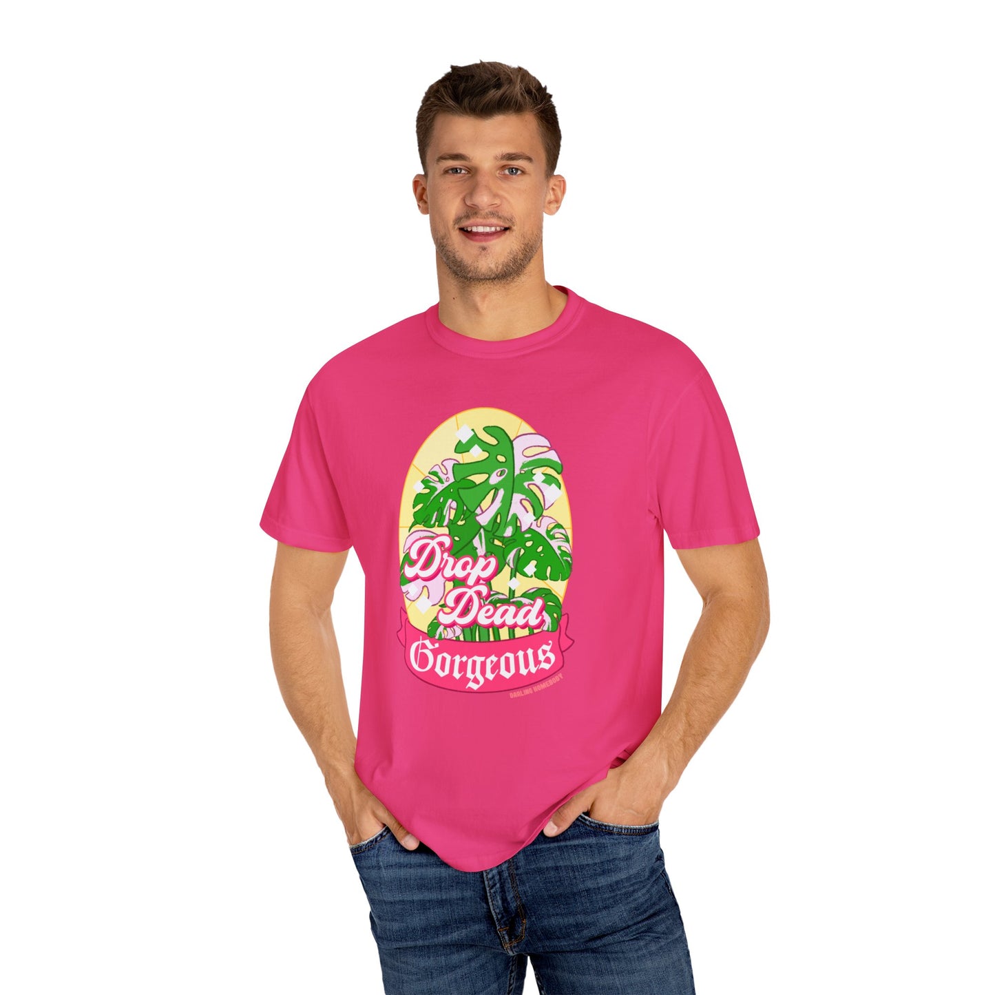 Monstera Drop Dead Gorgeous T-shirt.
