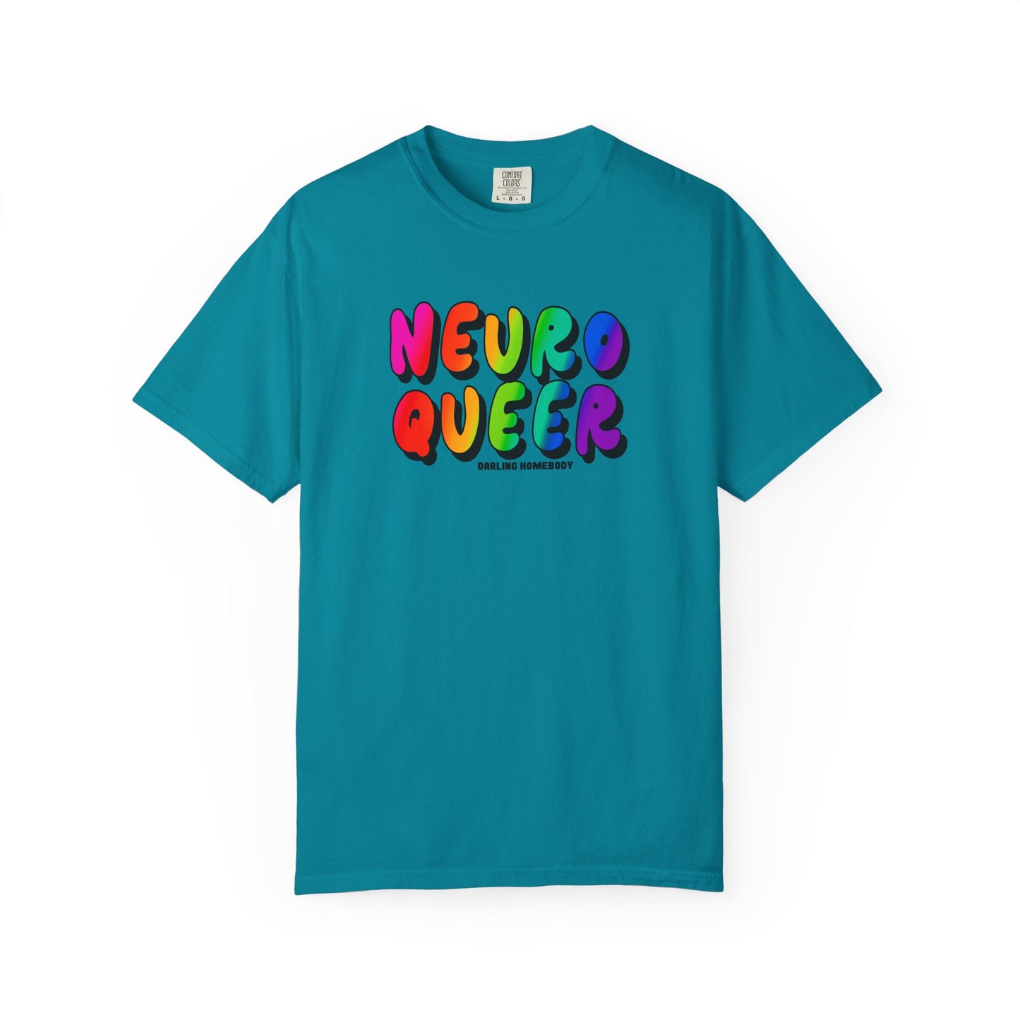 Neuro Queer T-shirt. Neurodiverse.