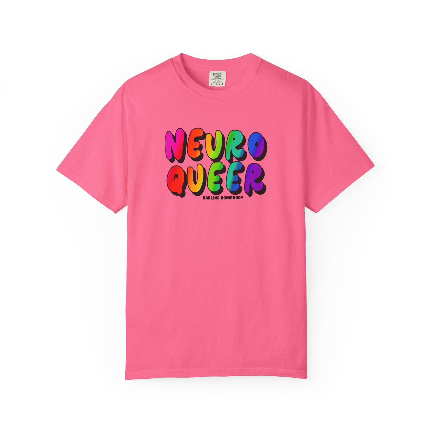 Neuro Queer T-shirt. Neurodiverse.