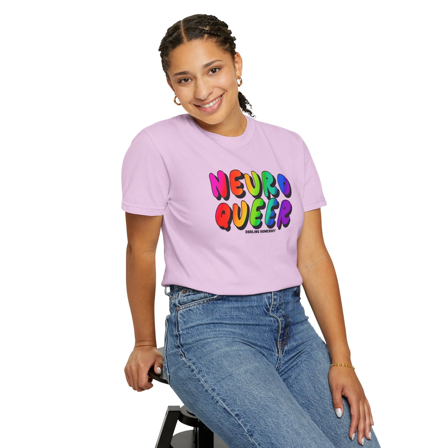 Neuro Queer T-shirt. Neurodiverse.