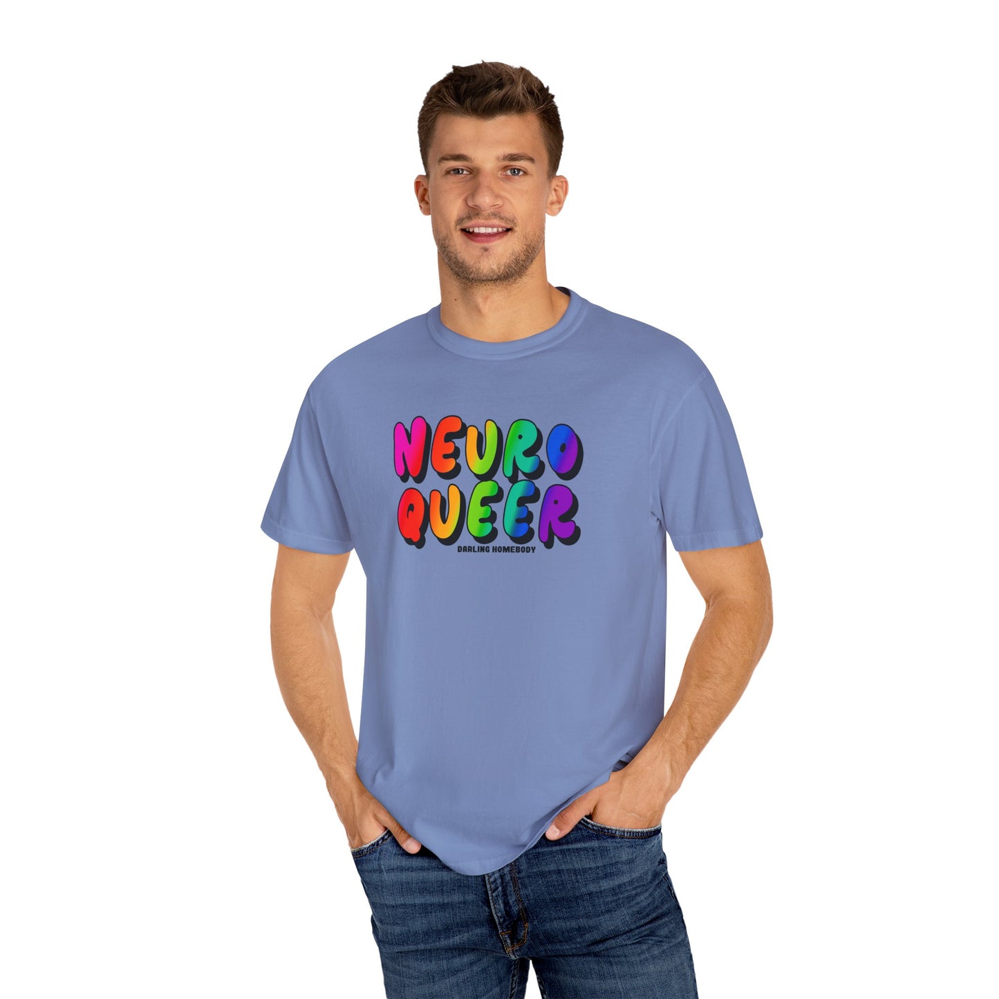 Neuro Queer T-shirt. Neurodiverse.