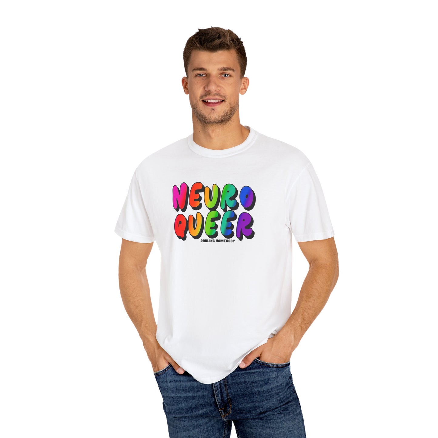 Neuro Queer T-shirt. Neurodiverse.