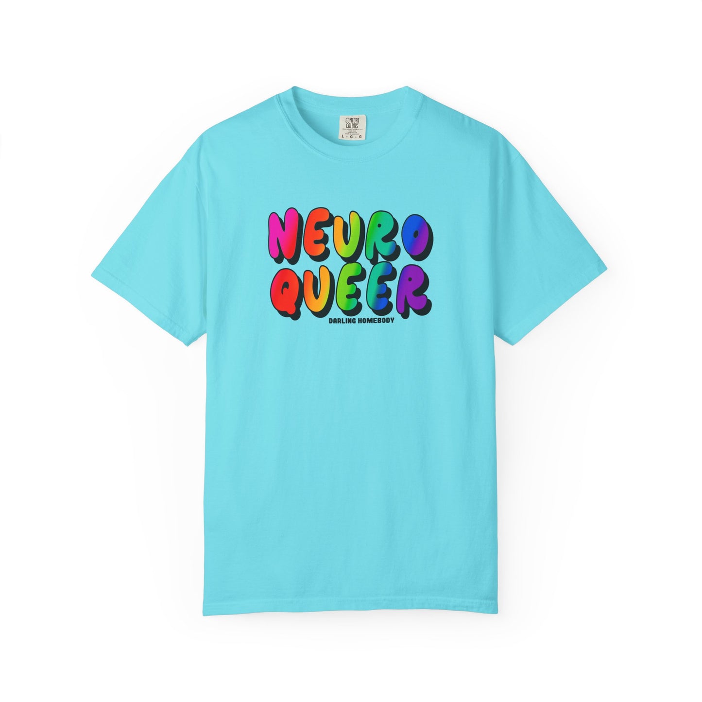 Neuro Queer T-shirt. Neurodiverse.