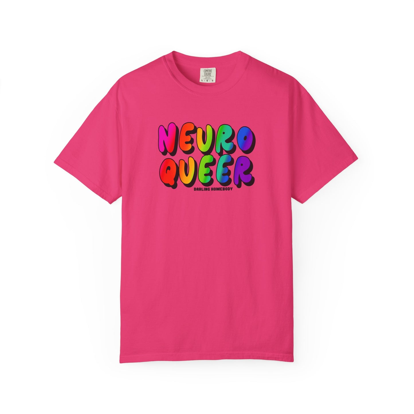 Neuro Queer T-shirt. Neurodiverse.