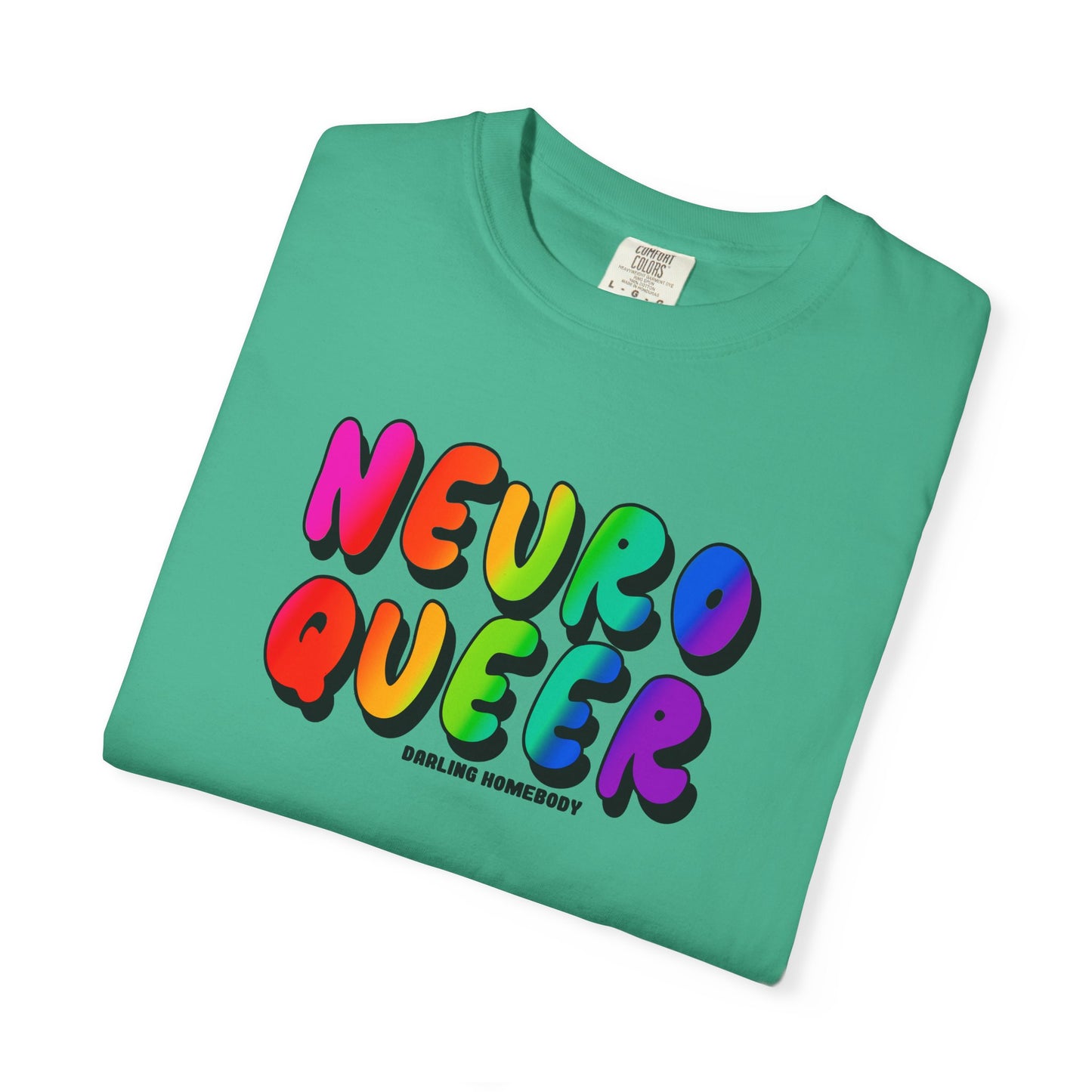 Neuro Queer T-shirt. Neurodiverse.