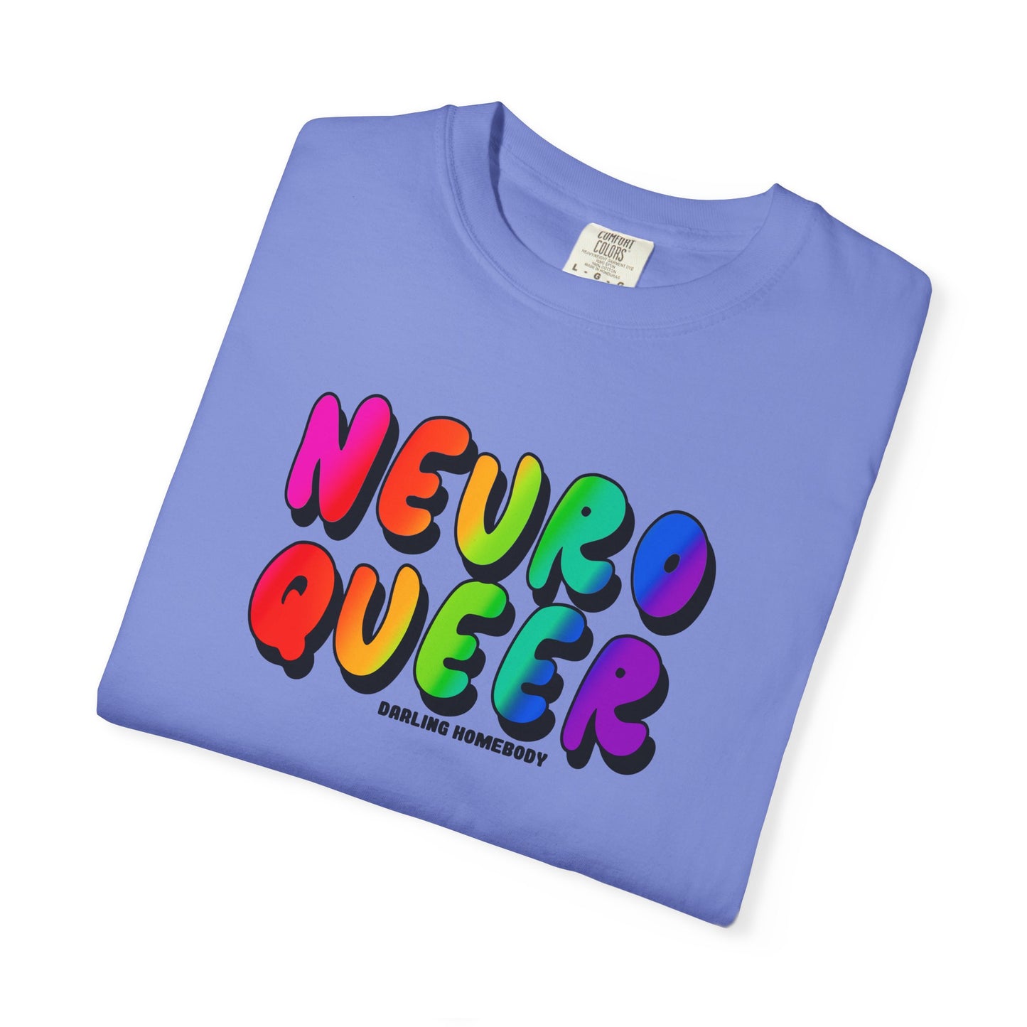 Neuro Queer T-shirt. Neurodiverse.