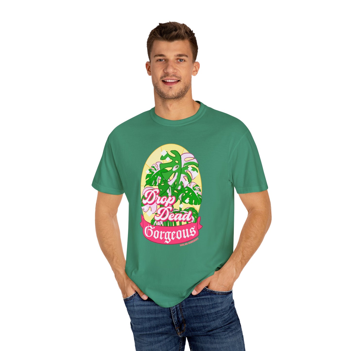 Monstera Drop Dead Gorgeous T-shirt.