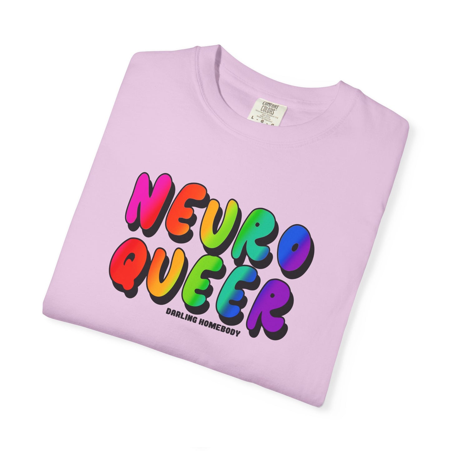 Neuro Queer T-shirt. Neurodiverse.