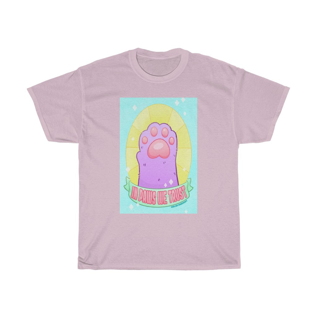 In Paws We Trust Pastel Unisex Heavy Cotton Tee