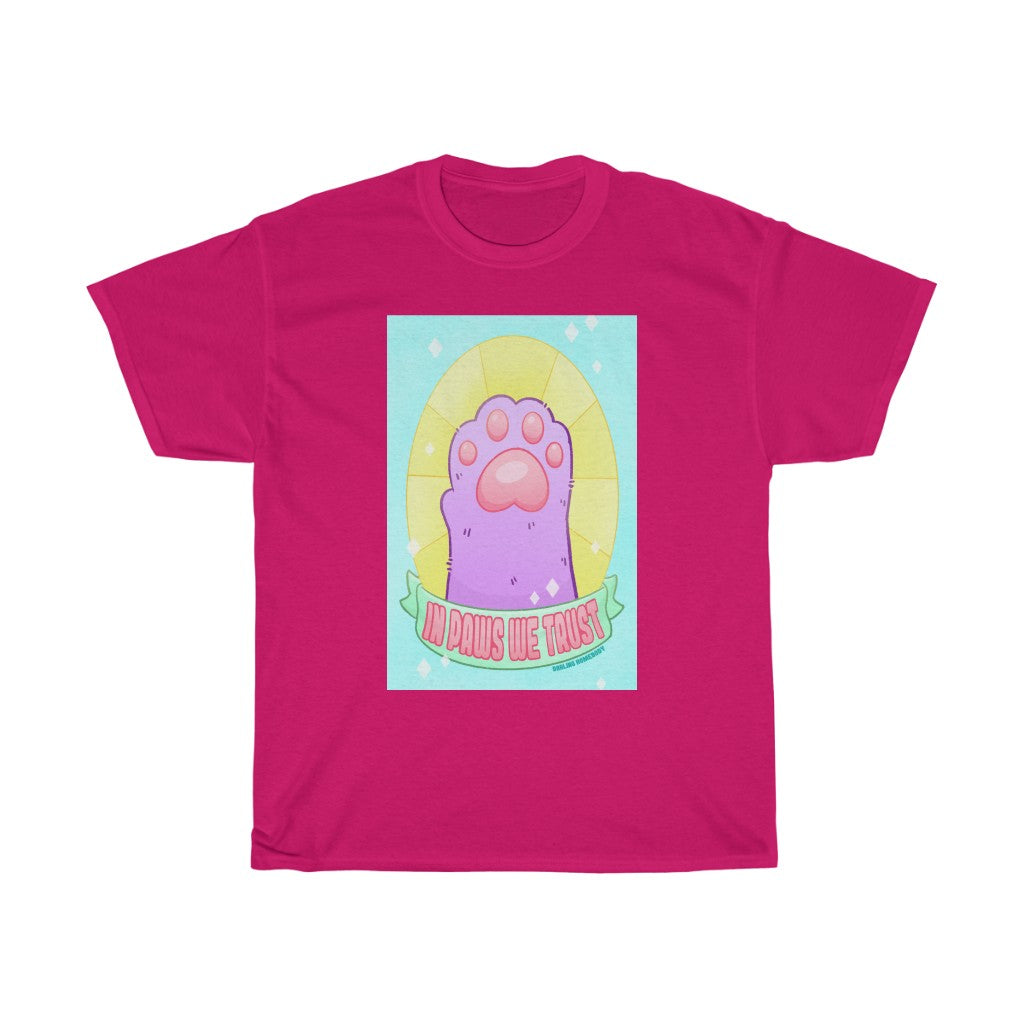 In Paws We Trust Pastel Unisex Heavy Cotton Tee