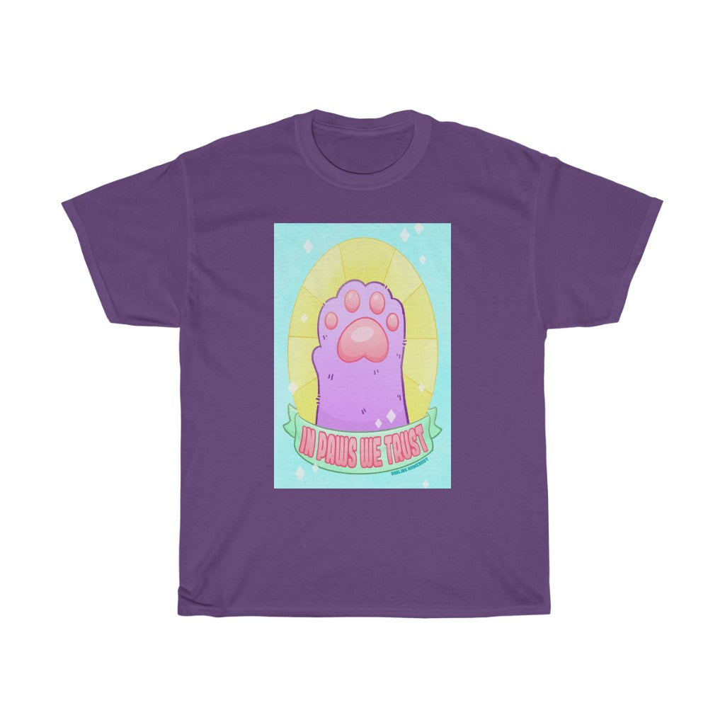 In Paws We Trust Pastel Unisex Heavy Cotton Tee