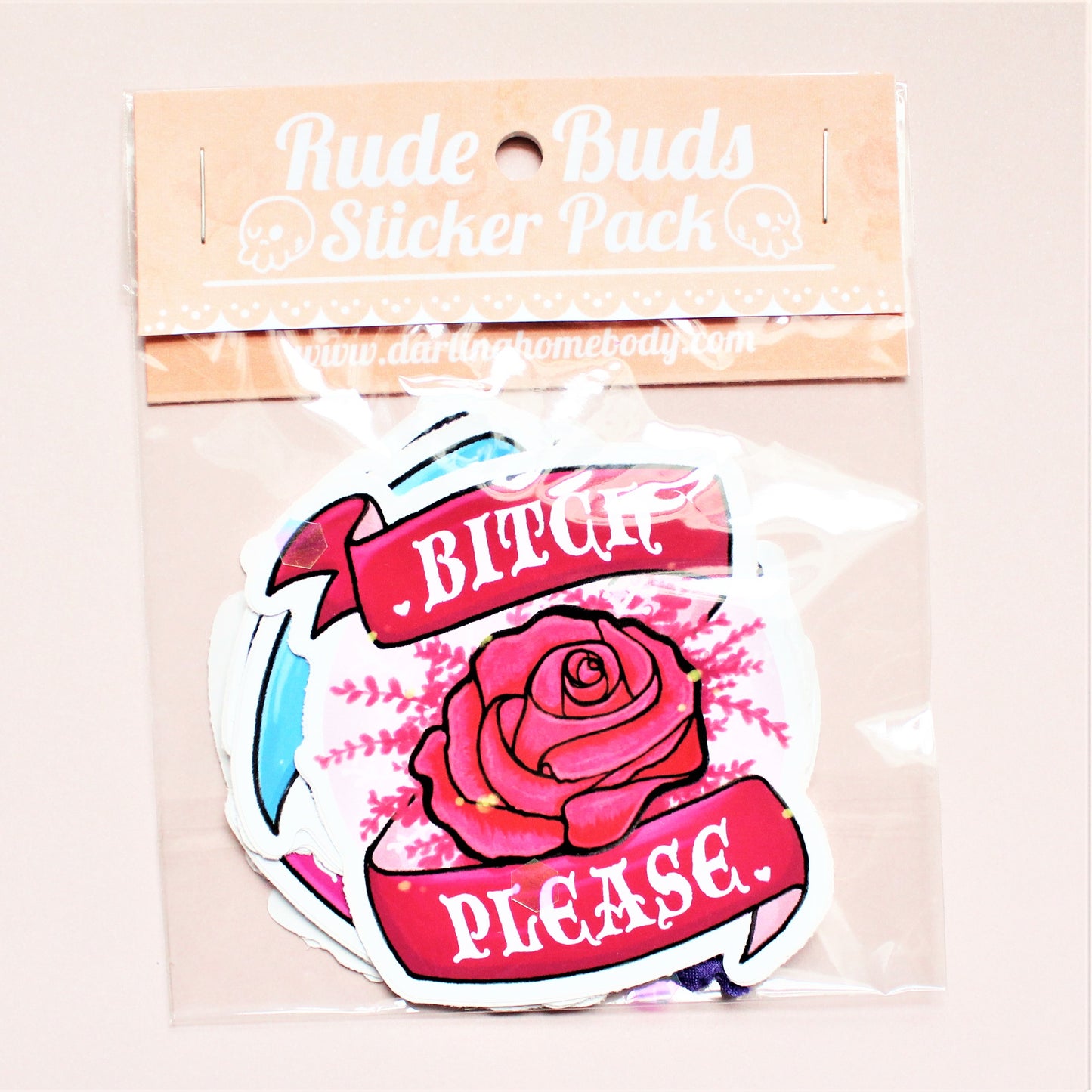 9 Pack of Stickers. Pack of Mean Flower Sayings. Funny Adult Decals. Snob Humor Gift. Rude Girl Stickers. Snarky Joke Sticker.